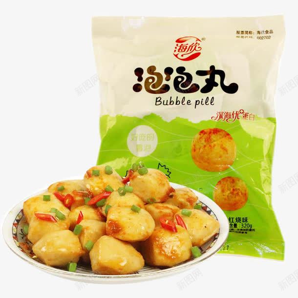 海欣泡泡丸鱼丸子png免抠素材_新图网 https://ixintu.com 产品实物 泡泡丸 海欣 鱼丸子