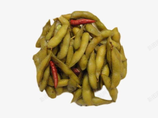 黄黄的美味盐水毛豆png免抠素材_新图网 https://ixintu.com 人人爱吃 可口 咸咸的 小吃 新鲜 盐水毛豆 绿油油 美味 餐前小菜 黄黄的
