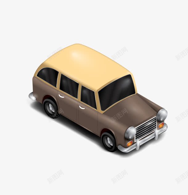卡通汽车png免抠素材_新图网 https://ixintu.com 卡通 汽车 车头 车尾 车灯 车窗 车顶 颜色