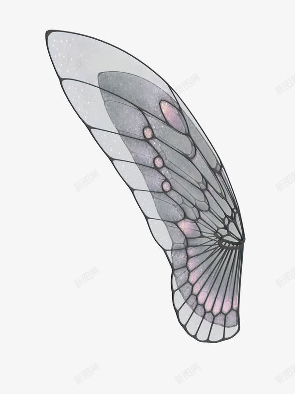 背部展开的透明翅膀png免抠素材_新图网 https://ixintu.com 唯美 展开的翅膀 彩色蝴蝶 梦幻 翅膀 翩翩起舞 蝴蝶 蝴蝶翅膀 飞翔的翅膀