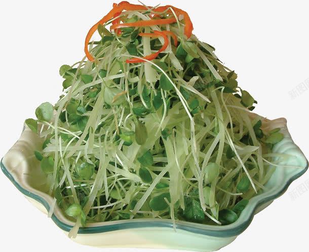 香椿苗拌笋丝png免抠素材_新图网 https://ixintu.com 产品实物 笋丝 绿色食品 菜品 餐饮 香椿苗