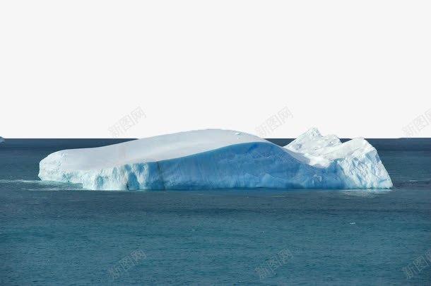海洋冰山png免抠素材_新图网 https://ixintu.com 冰山 冰山一角 大海 浮冰 海平面 海面 蓝色