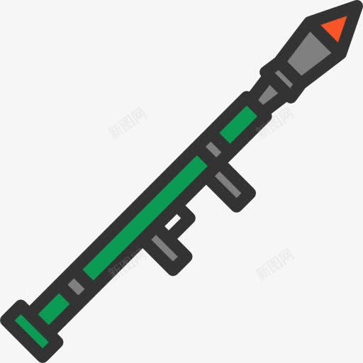 发射器图标png_新图网 https://ixintu.com 军队 发射器 手榴弹 杂项 武器 火箭筒