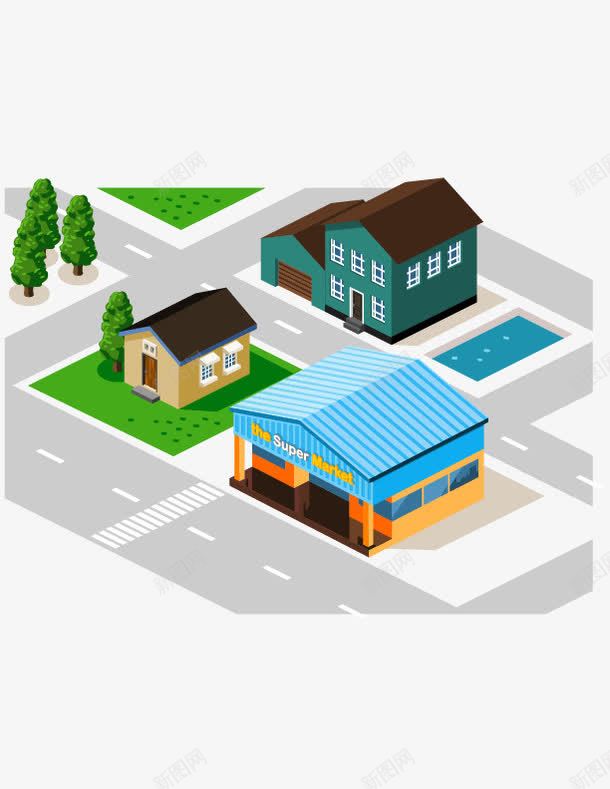 3D房屋建筑矢量图ai免抠素材_新图网 https://ixintu.com 1 3D房屋建筑 3D房屋道路 3D效果图 3D设计 室外模型 房屋建筑 房屋道路 矢量3D房屋 矢量房屋建筑 设计 矢量图