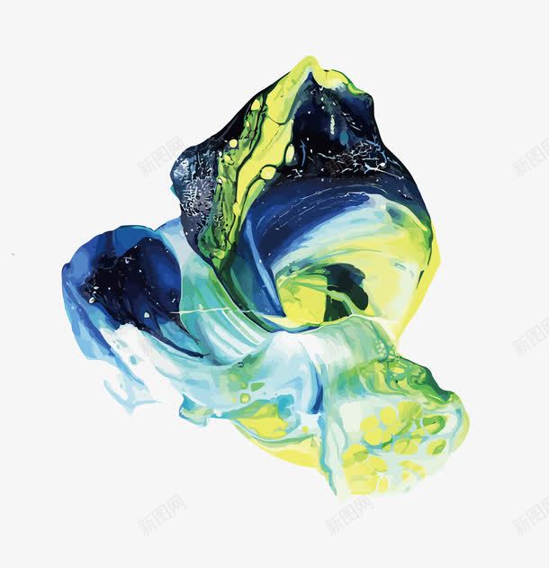 油画蓝绿色块png免抠素材_新图网 https://ixintu.com PNG图片 PNG图片素材 PNG矢量素材 PNG素材 PNG素材免费下载 效果 油画 涂抹 蓝绿