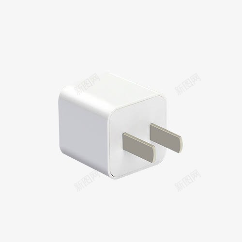方形充电器png免抠素材_新图网 https://ixintu.com 产品实物 充电器 充电器的头 充电头 快充 插头 方形 电子产品 电线头 白色 白色充电器 配件
