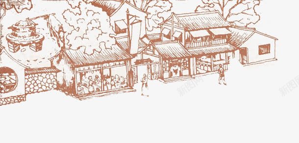 古代集市png免抠素材_新图网 https://ixintu.com 古代商铺街景 古代民生百态 古代街景 古代集市 商贩 小贩 市井人物 手绘 杂货铺 集市