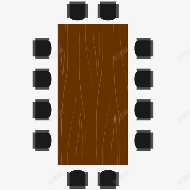 会议室办公设备方形会议桌png免抠素材_新图网 https://ixintu.com png 会议室 办公室 办公设备 方形会议桌 板凳 桌子