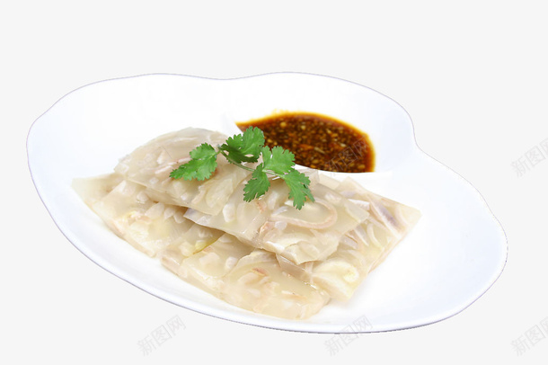 肉皮冻png免抠素材_新图网 https://ixintu.com 中华美食 传统美食 皮冻蘸酱 美味熟菜 餐饮美食