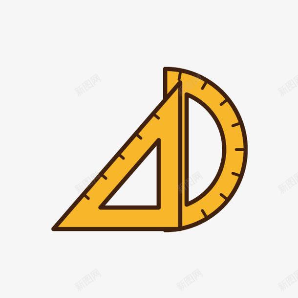 手绘尺子png免抠素材_新图网 https://ixintu.com 三角尺 办公室用品 卡通尺子 卡通文具 可爱文具 学习文具 尺子 手绘尺子 文具 量角器