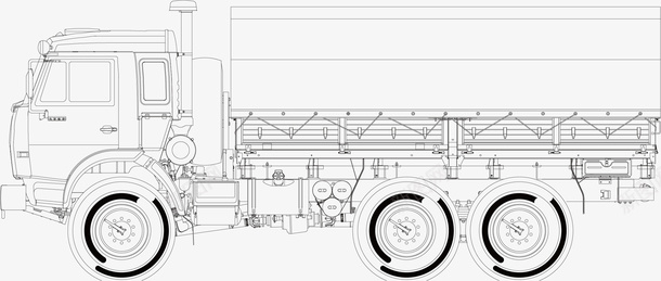 精致线描卡车货车矢量图ai免抠素材_新图网 https://ixintu.com 商务汽车矢量 商务车辆 汽车 矢量卡车 矢量商务车 矢量货车 矢量面包车 精致 线描 矢量图