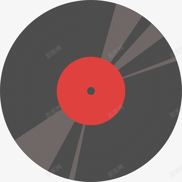 黑色光盘图标png_新图网 https://ixintu.com 卡通 录音 录音icon 录音图标 录音棚 录音设备