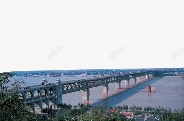 武汉长江大桥png免抠素材_新图网 https://ixintu.com 地标建筑 旅游 武汉 武汉地标 湖北