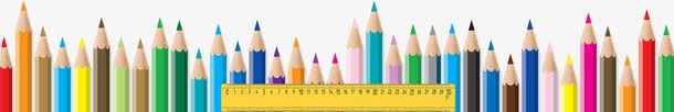 彩色铅笔加标尺标题png免抠素材_新图网 https://ixintu.com 彩色 标尺 标题 素材 铅笔