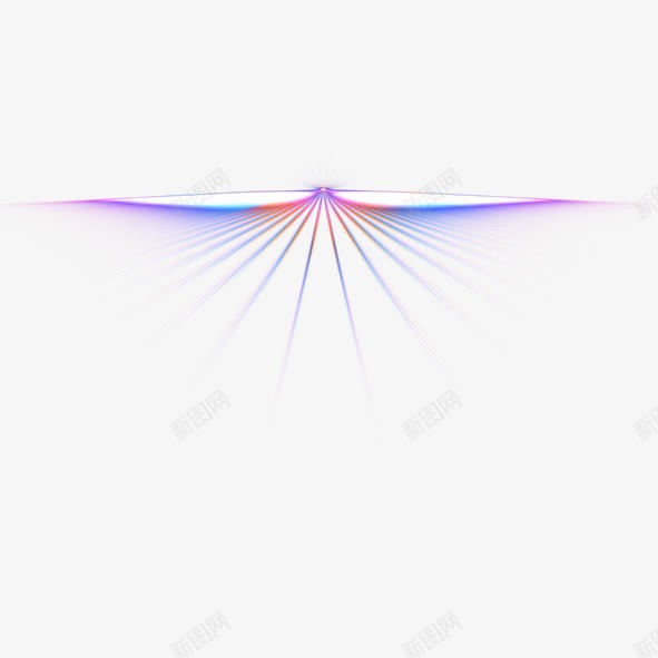炫彩向下发射散开效果png免抠素材_新图网 https://ixintu.com 五彩 唯美 炫光 炫酷