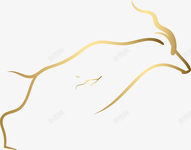 奔跑跳跃的羚羊png免抠素材_新图网 https://ixintu.com 卡通风格 大羚羊 奔跑跳跃 羊类动物 羚羊 非洲大羚羊 非洲羚羊