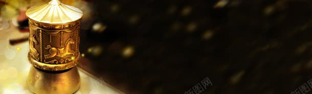 黑色光晕唯美背景bannerjpg设计背景_新图网 https://ixintu.com 光斑 旋转木马 深色 黑色 黑色底图