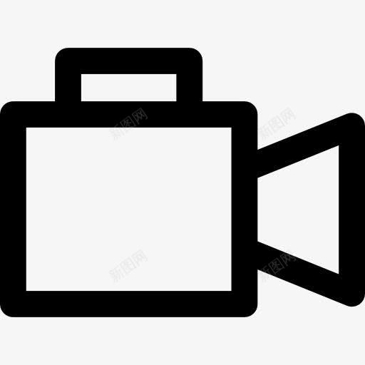 摄像机的轮廓图标png_新图网 https://ixintu.com flaticon集 工具 接口 摄像头 摄像机 相机 视频 轮廓