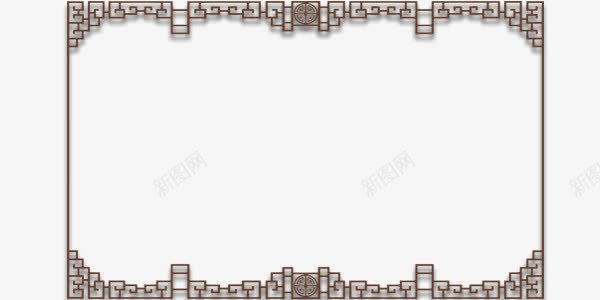 中国风边框png免抠素材_新图网 https://ixintu.com 中国风 框架 素材 装饰 边框 边缘