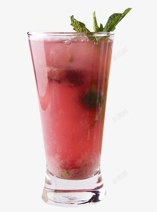 红色西瓜茶png免抠素材_新图网 https://ixintu.com 产品实物 免费PNG素材 夏季果茶 红色果茶 薄荷叶 西瓜茶 鲜果茶 鲜果饮料