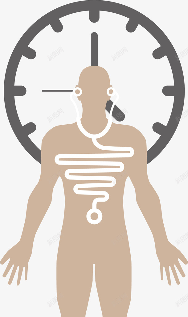 24小时体检矢量图ai免抠素材_新图网 https://ixintu.com png 体检 元素 卡通 生物医药 男士 矢量图