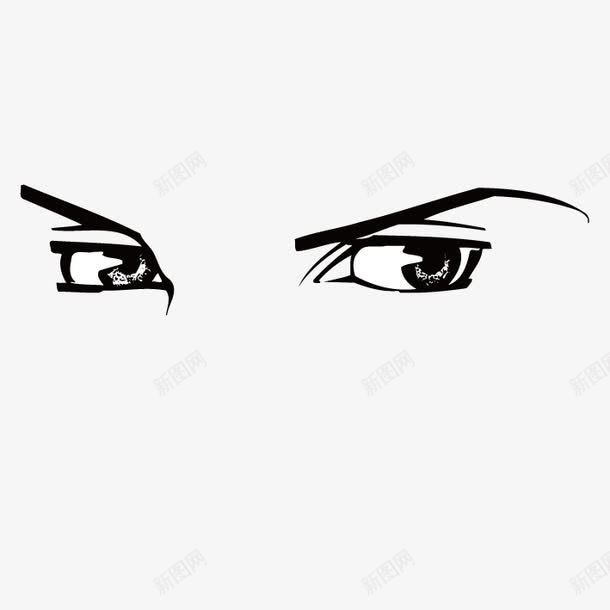 犀利坚毅直视眼神眼睛png免抠素材_新图网 https://ixintu.com png格式 可怕 犀利的眼神 眼睛