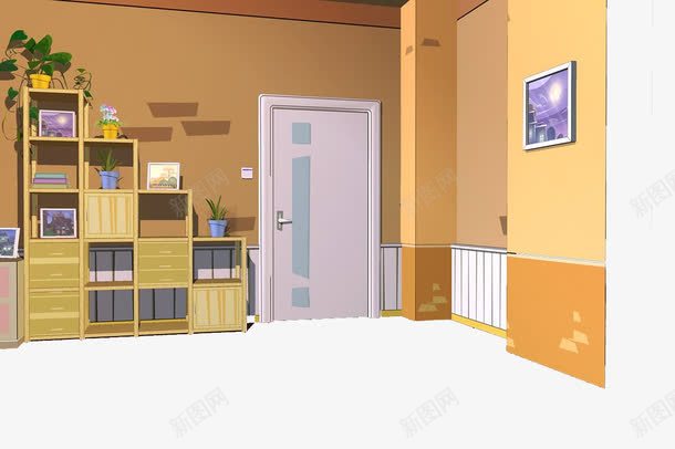 室内场景房间一角png免抠素材_新图网 https://ixintu.com 一角 场景 室内 室内一角 室内场景 房间