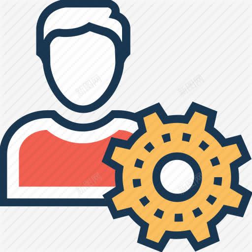 扁平系统管理员图标png_新图网 https://ixintu.com 商务 应用图标 扁平 简洁 管理logo 管理员图标 系统管理员 系统管理员图标 网页图标