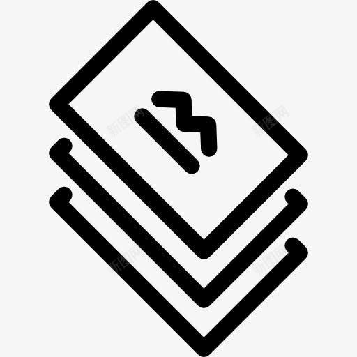 斜堆卡片图标png_新图网 https://ixintu.com ID卡 人身份 商人 提示卡 文本行 识别