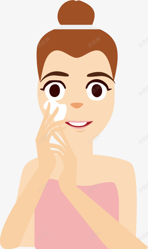 美容护肤的微笑女生png免抠素材_新图网 https://ixintu.com SPA 化妆 微笑女生 护肤 皮肤护理 眼部护理 美容 美肤
