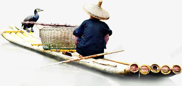 船海鸥老人划船海洋png免抠素材_新图网 https://ixintu.com 划船 海洋 海鸥 老人