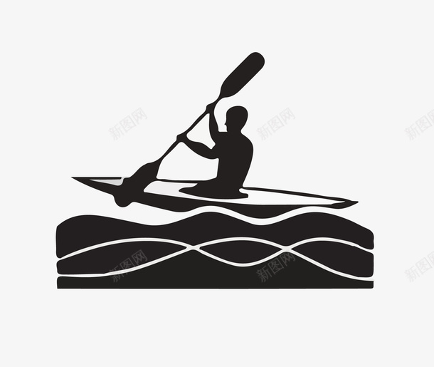 划船运动矢量图图标ai_新图网 https://ixintu.com icon 下水 人物 体育运动 划船 卡通 图标 图案 手绘 跳板 跳水运动 矢量图
