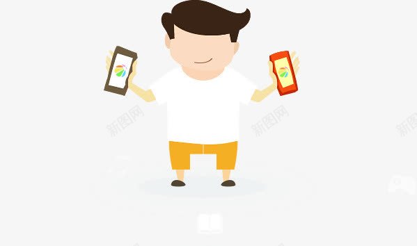 360手机助手白衣男子图标png_新图网 https://ixintu.com 360 助手 手机 男子 白衣