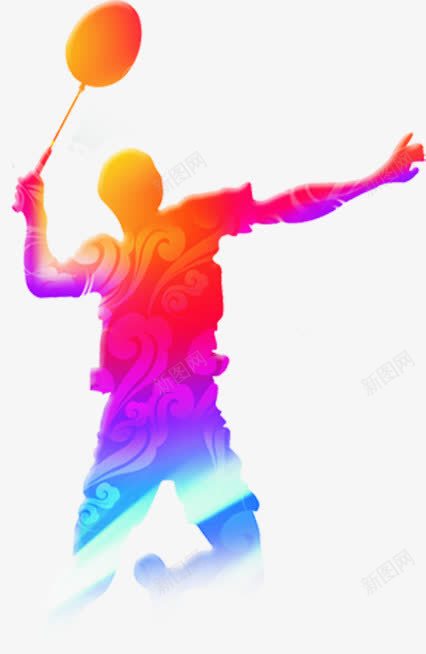 粉红色打羽毛球的运动员png免抠素材_新图网 https://ixintu.com 粉红色 羽毛球 运动员