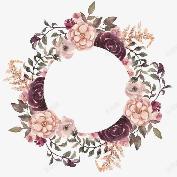 婚纱照边框png免抠素材_新图网 https://ixintu.com 婚纱照边框 手绘植物花卉 植物花卉 照片框 相框 花框 花边