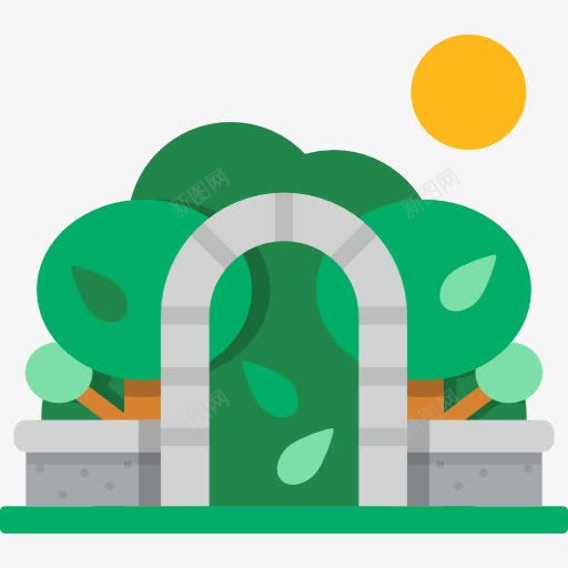 公园图标png_新图网 https://ixintu.com 台 城市 座椅 建筑与城市 树木 自然公园 舒适