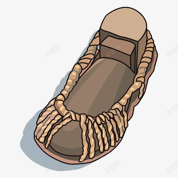 古代卡通草鞋png免抠素材_新图网 https://ixintu.com 卡通 古代 古朴 草鞋