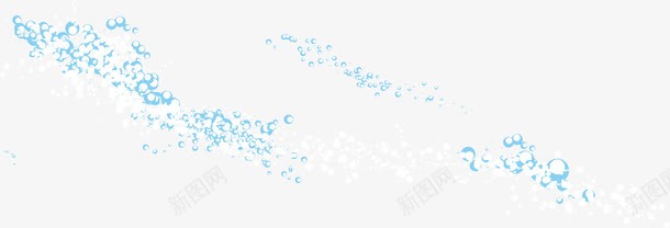 手绘蓝色星河png免抠素材_新图网 https://ixintu.com 创意 唯美 小清新 手绘 抽象 星星 星河 蓝色
