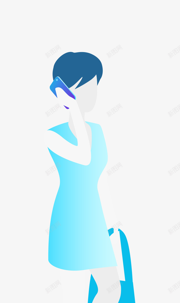 25D打电话人物矢量图ai免抠素材_新图网 https://ixintu.com 25D办公人物插画 人物 企业 办公 商务团队 团队激励 打电话人物 矢量图 走路打电话