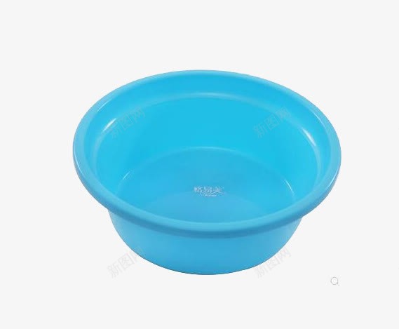 塑料洗脸盆png免抠素材_新图网 https://ixintu.com 产品实物 加厚 家用 洗衣洗澡盆 蓝色