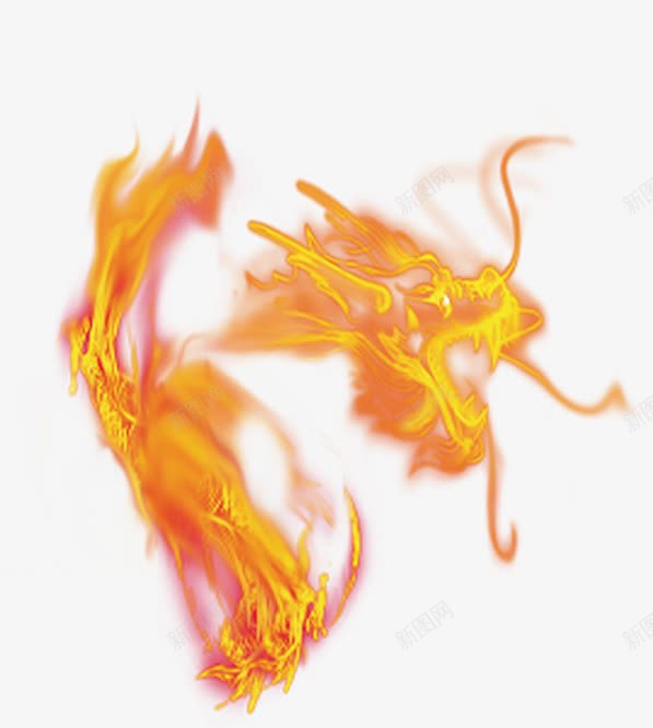 火焰元素龙png免抠素材_新图网 https://ixintu.com 喷火的龙 火元素 火焰 火龙 龙