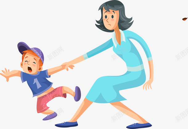 叛逆孩子装饰png免抠素材_新图网 https://ixintu.com 免抠图 卡通有趣 叛逆 孩子 心理医生 矢量图案