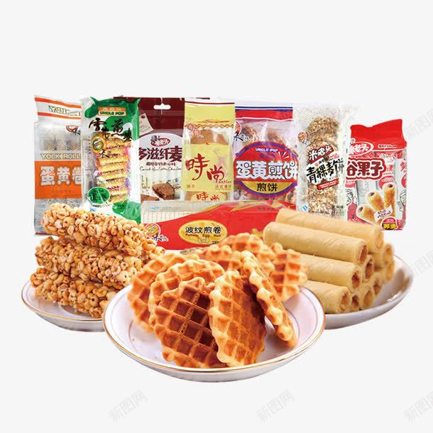 一大堆零食png免抠素材_新图网 https://ixintu.com 吃货 美味 零食 零食促销 食品