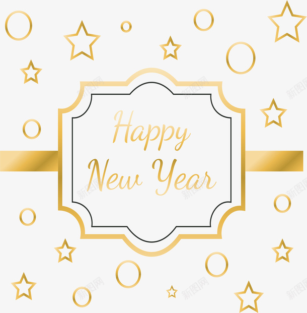 金色几何花纹矢量图ai免抠素材_新图网 https://ixintu.com happyNewYear 几何花纹 新年快乐 矢量png 金箔纸 金色花纹 矢量图