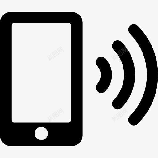 WiFi手机图标png_新图网 https://ixintu.com WiFi信号 手机 技术 无线上网 智能手机 电话
