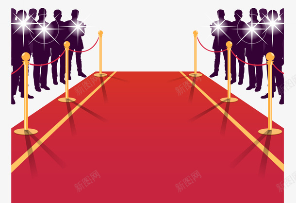 电影节记者人群红毯png免抠素材_新图网 https://ixintu.com 人群 影视 播放 放映 电影节 走红毯