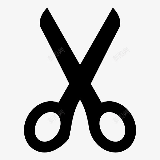 剪刀的标志图标png_新图网 https://ixintu.com 剪刀