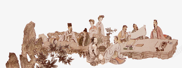 喝酒古人png免抠素材_新图网 https://ixintu.com 古人 古人喝酒 古代人物 喝酒 饮酒