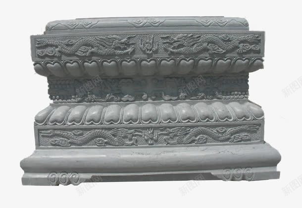 石雕莲花台建筑基座产品实物促销png免抠素材_新图网 https://ixintu.com 中国风 产品实物 古风 复古 建筑 文艺 莲花台 莲花台基座