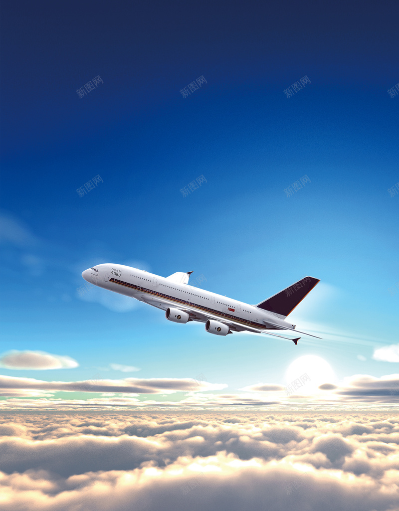 航空天空蓝宣传单背景jpg设计背景_新图网 https://ixintu.com DM单 一直陪您在路上 企业文化 宣传单 宣传单图片下载 白云 航服 航空 蓝天 飞机